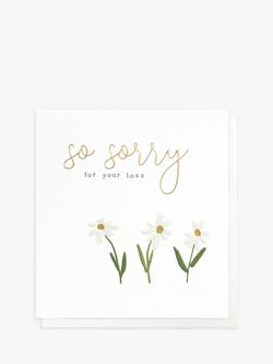 Caroline Gardner Sorry For Your Loss Sympathy Card, Multi