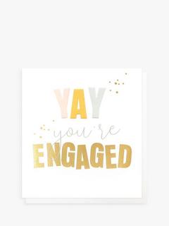 Caroline Gardner Yay You're Engaged Engagement Card