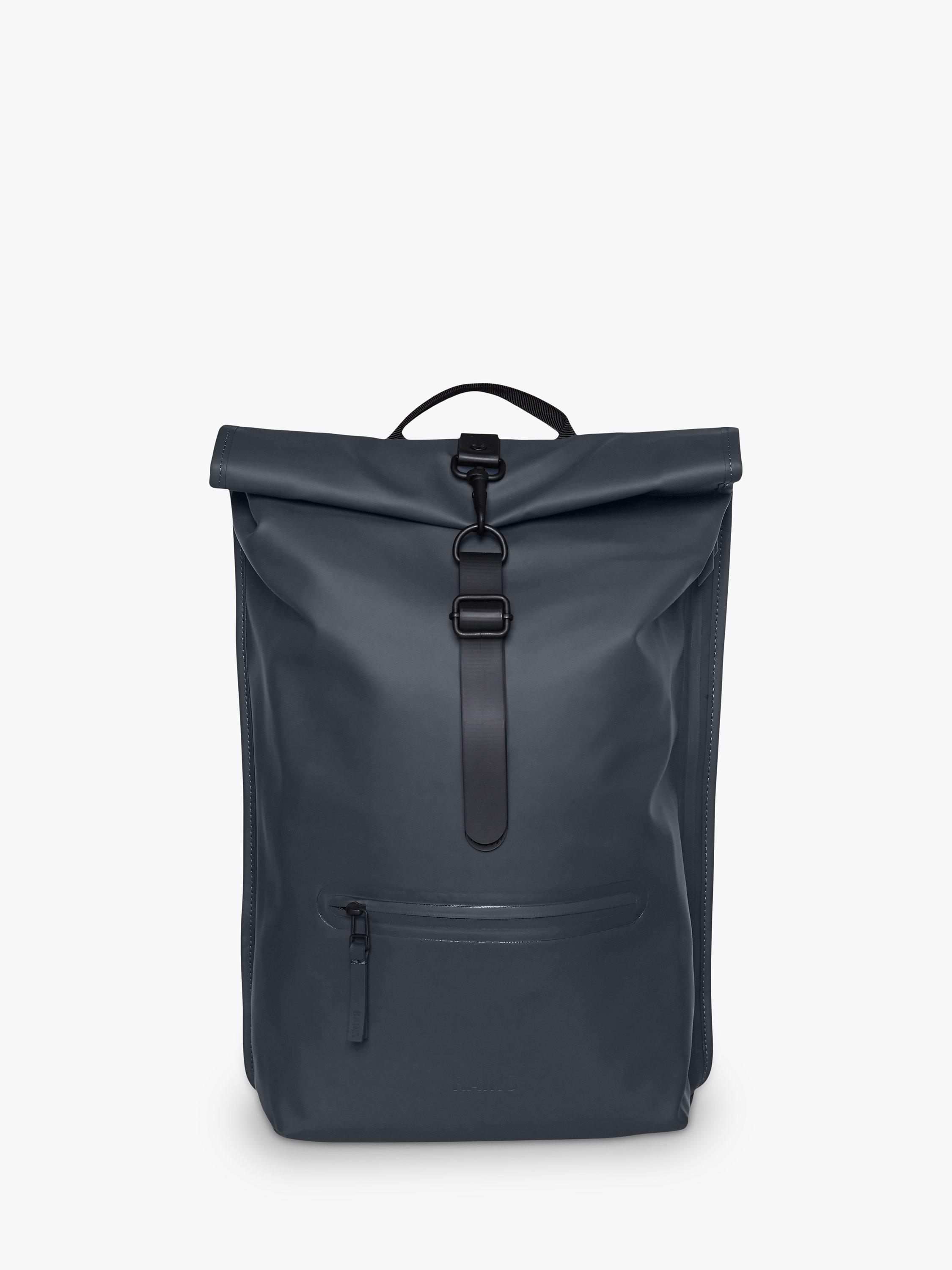 Rains Rolltop Water Resistant Backpack, Slate