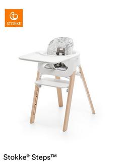 Stokke Steps Waves Highchair Set Cushion - view 2, Grey