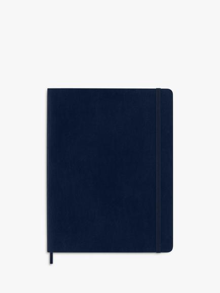 Moleskine Extra Large Lined Notebook, Sapphire Blue - view 2, Sapphire Blue