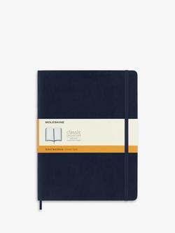 Moleskine Extra Large Lined Notebook, Sapphire Blue, Sapphire Blue
