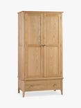 Julian Bowen Cotswold Double Wardrobe with 1 Drawer, Natural