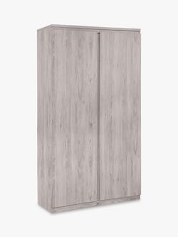Julian Bowen Jupiter Double Wardrobe, Grey, Grey