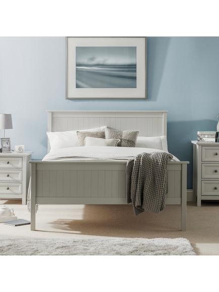 Julian Bowen Maine Bed Frame, King Size, Grey - view 2, Grey
