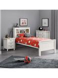 Julian Bowen Maine Bookcase Bed Frame, Single, White