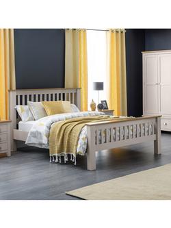 Julian Bowen Richmond Bed Frame, Double, Grey - view 2, Grey