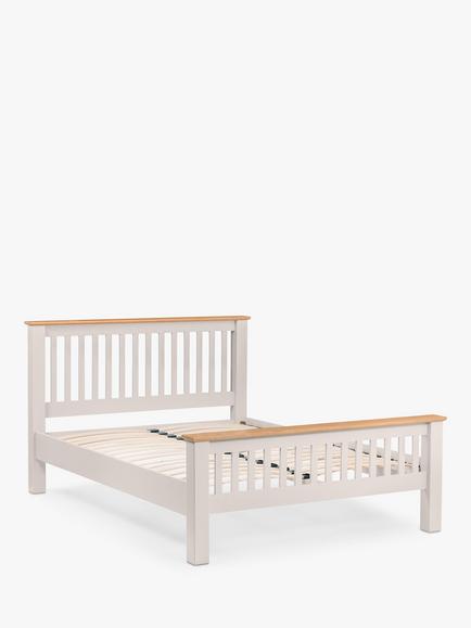 Julian Bowen Richmond Bed Frame, Double, Grey, Grey