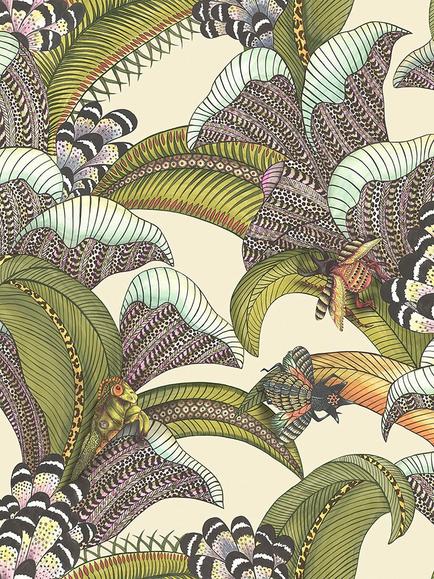 Cole & Son Hoopoe Leaves Wallpaper, 119/1001