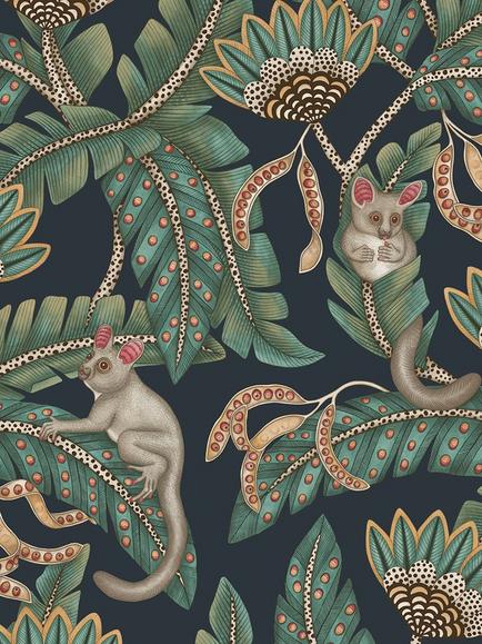 Cole & Son Bush Baby Wallpaper, 119/7034