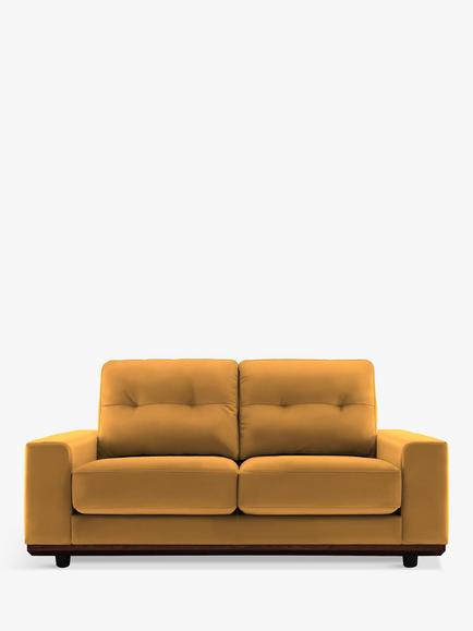 G Plan Vintage The Seventy One Small 2 Seater Sofa, Easy Clean Plush Turmeric