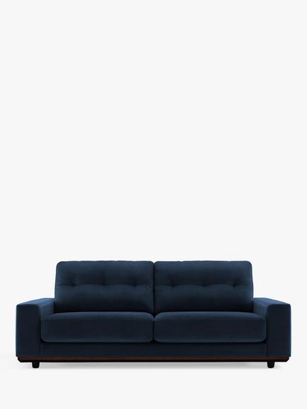 G Plan Vintage The Seventy One Large 3 Seater Sofa, Easy Clean Plush Indigo
