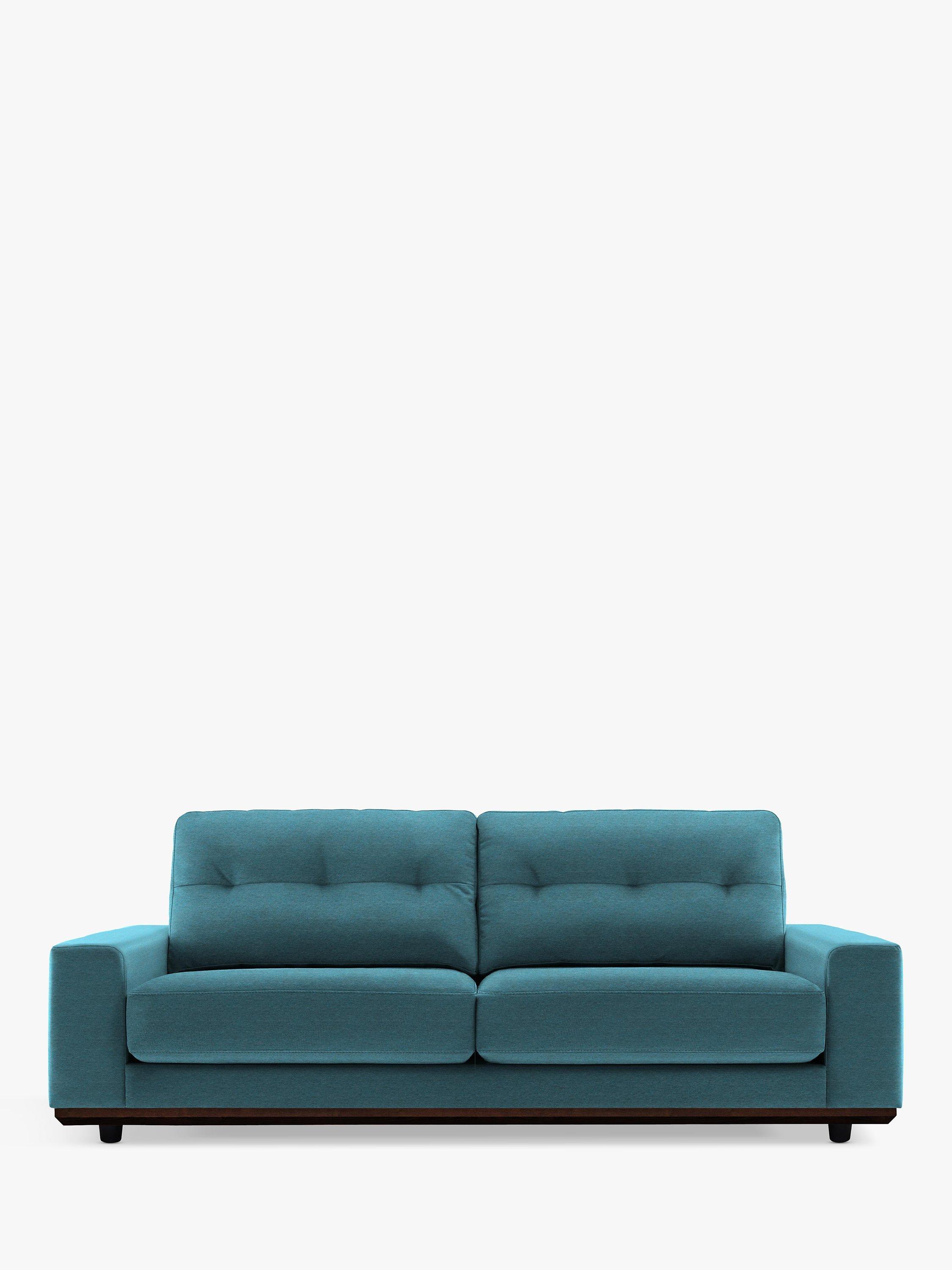 The Seventy One Range, G Plan Vintage The Seventy One Large 3 Seater Sofa, Fleck Blue