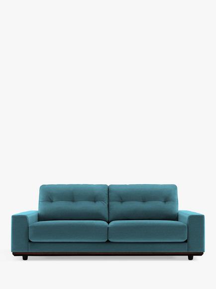 G Plan Vintage The Seventy One Large 3 Seater Sofa, Fleck Blue