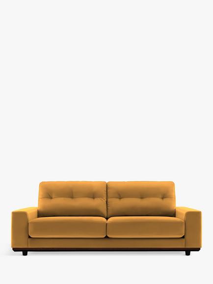 G Plan Vintage The Seventy One Large 3 Seater Sofa, Easy Clean Plush Turmeric