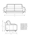 G Plan Vintage The Seventy One Large 3 Seater Leather Sofa
