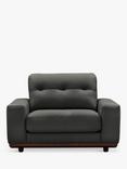 G Plan Vintage The Seventy One Leather Snuggler, Cambridge Slate