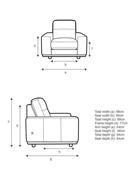 G Plan Vintage The Seventy One Armchair - view 2, Easy Clean Plush Moss