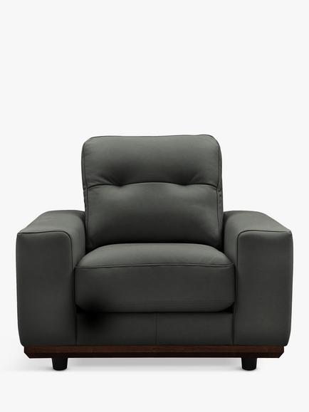 G Plan Vintage The Seventy One Leather Armchair, Cambridge Slate