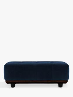 G Plan Vintage The Seventy One Footstool, Plush Indigo