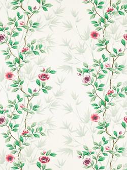 Harlequin Lady Alford Cotton Linen Blend Furnishing Fabric, Fig Blossom/Magenta