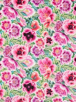 Harlequin Marsha Velvet Furnishing Fabric, Apple/Peony/Magenta