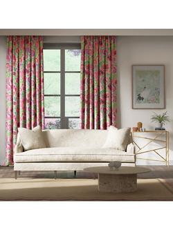 Harlequin Marsha Velvet Furnishing Fabric - view 2, Apple/Peony/Magenta