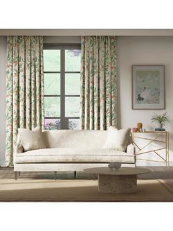 Harlequin Ella Furnishing Fabric - view 2, Fig Blossom/Fig Leaf