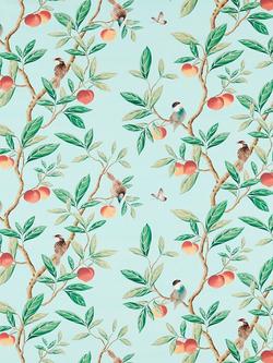 Harlequin Ella Furnishing Fabric, Sky/Fig Leaf/Nectar
