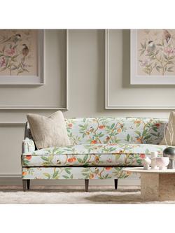 Harlequin Ella Furnishing Fabric - view 2, Sky/Fig Leaf/Nectar