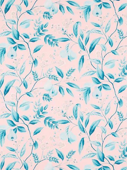 Harlequin Marie Furnishing Fabric, Rose/Lagoon