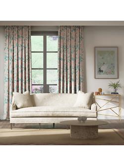 Harlequin Marie Furnishing Fabric - view 2, Rose/Lagoon