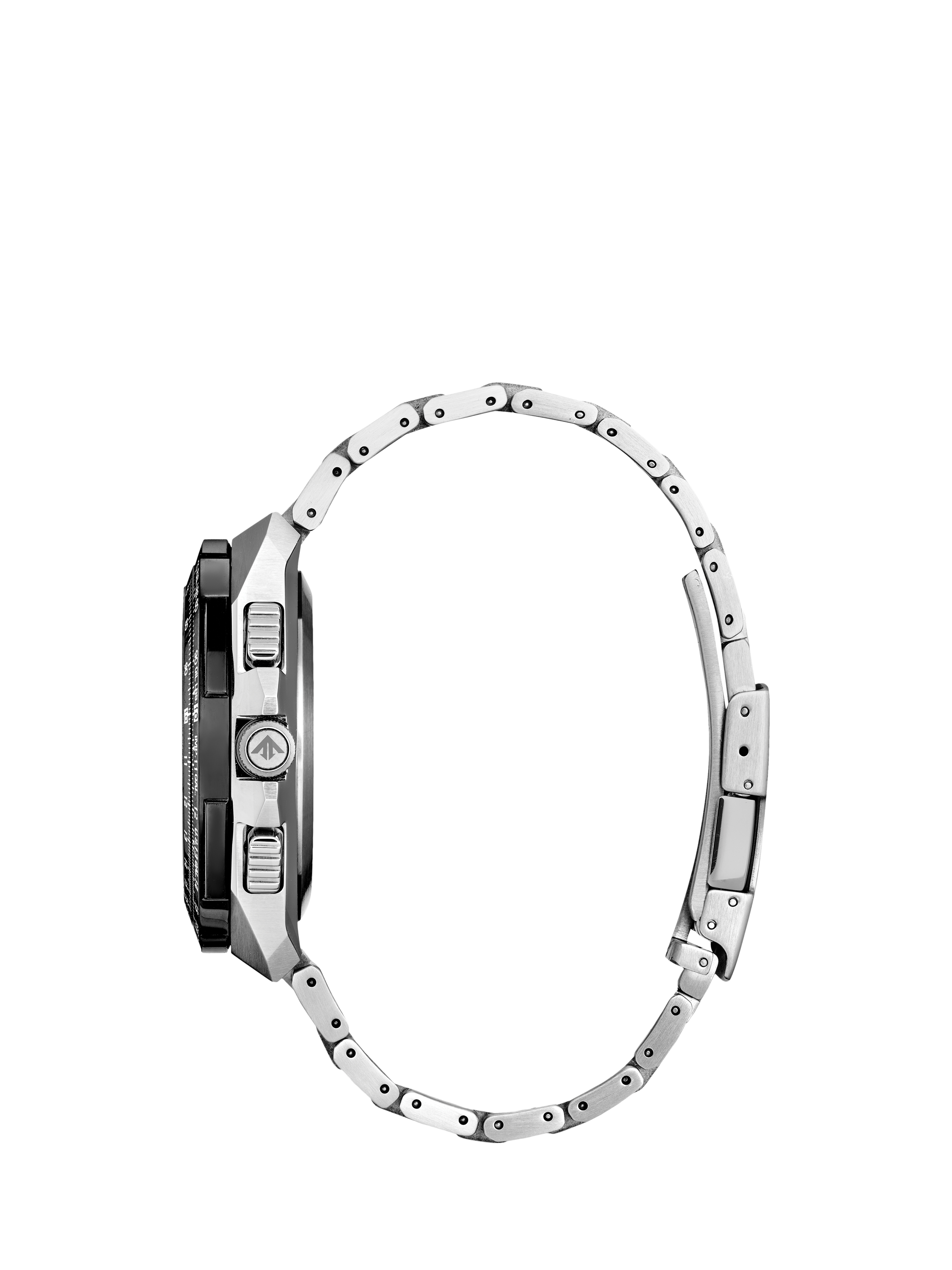 Product image 3 of 7, which shows Citizen JY8126-51E Men's Red Arrows Limited Edition Skyhawk A-T Eco-Drive Bracelet Strap Watch, Silver/Black