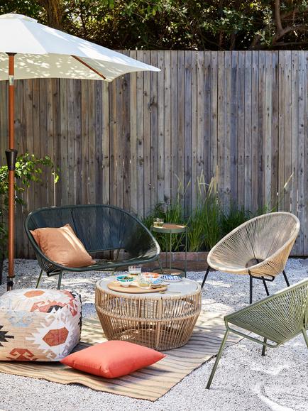 John Lewis Salsa 2-Seater Garden Sofa - view 2, Avocado Green