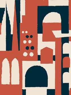 Mini Moderns Hey! Manhattan Wallpaper, Mmtlg02ho