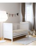 Little Acorns Classic Cot Bed, White