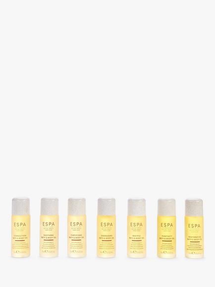 ESPA Signature Blends Aromatherapy Bath and Body Oil Collection Bodycare Gift Set, 