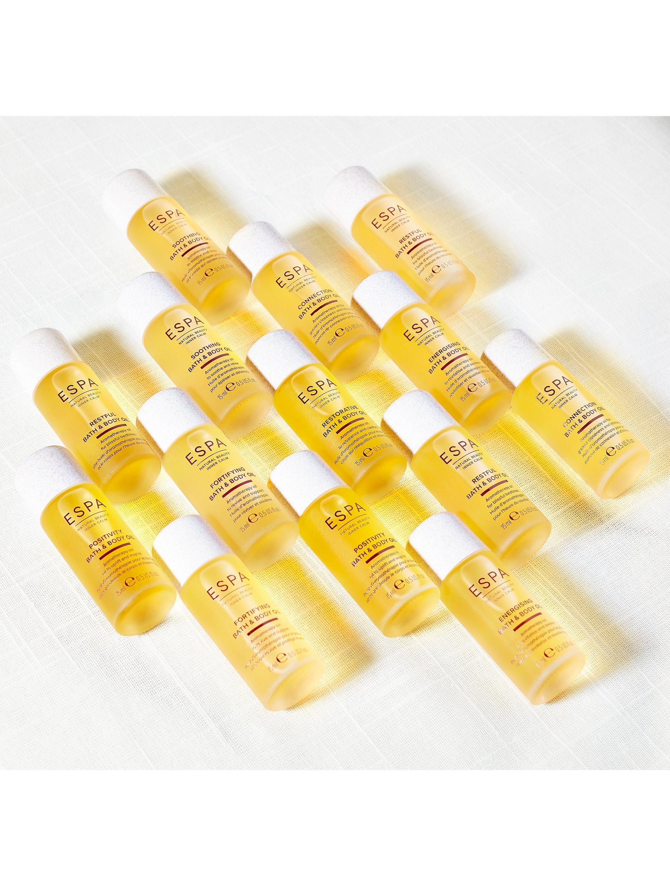 Product image 4 of 9, which shows ESPA Signature Blends Aromatherapy Bath and Body Oil Collection Bodycare Gift Set