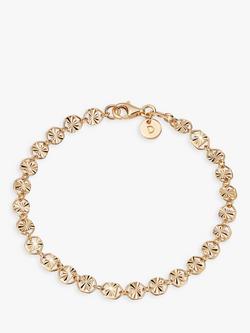 Daisy London Sunray Bracelet, Yellow Gold