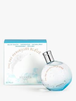 Hermès Eau des Merveilles Bleue Eau de Toilette Refillable, 30ml - view 2, 