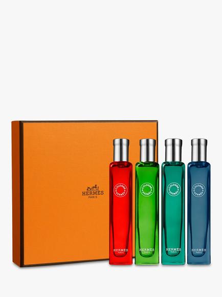 Hermès Colognes Collection Travel Fragrance Gift Set, 4 x 15ml, 