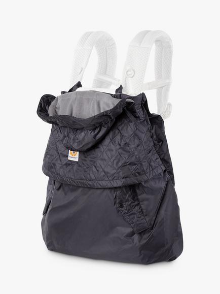 Ergobaby Baby Carrier All Weather Cover, Charcoal Black, Charcoal Black