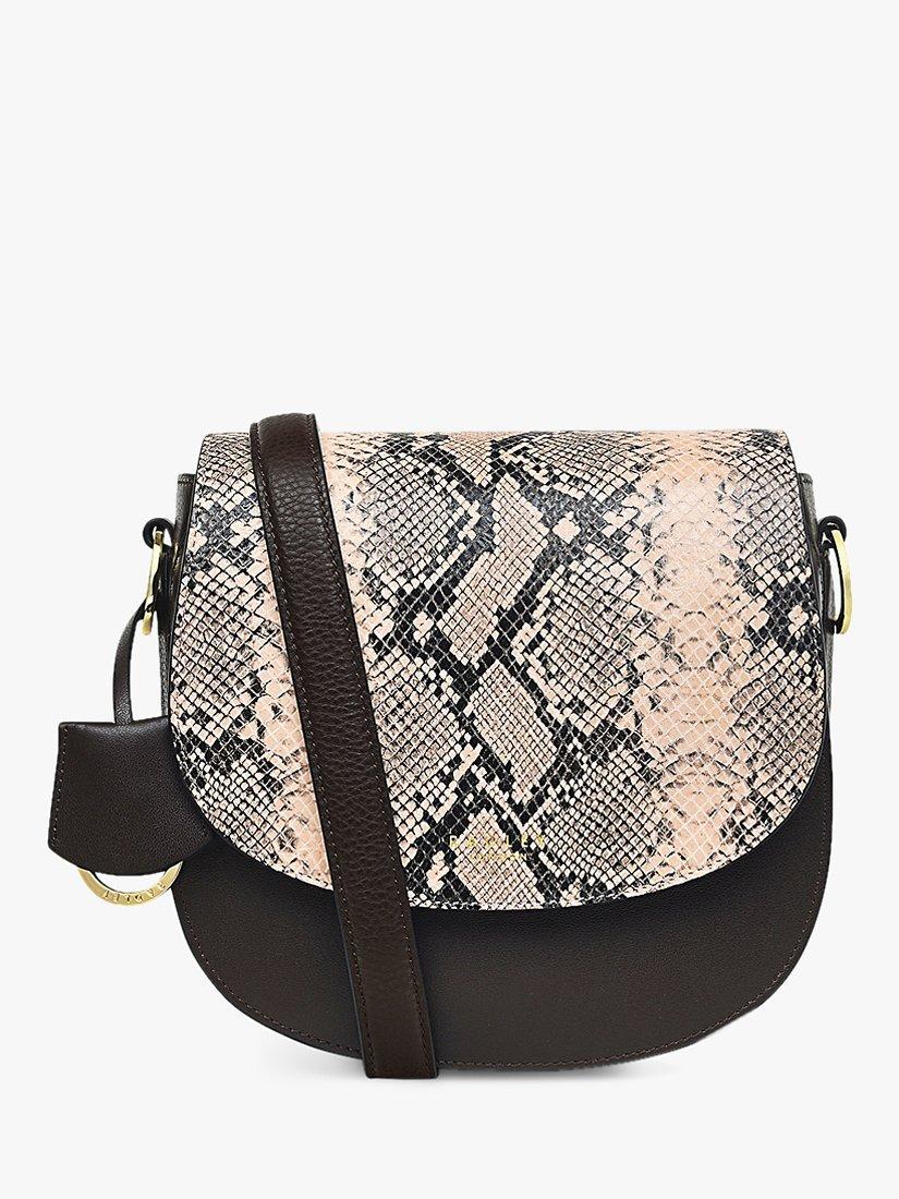 Radley Liverpool Street 2.0 Leather Cross Body Bag, Dark Oak