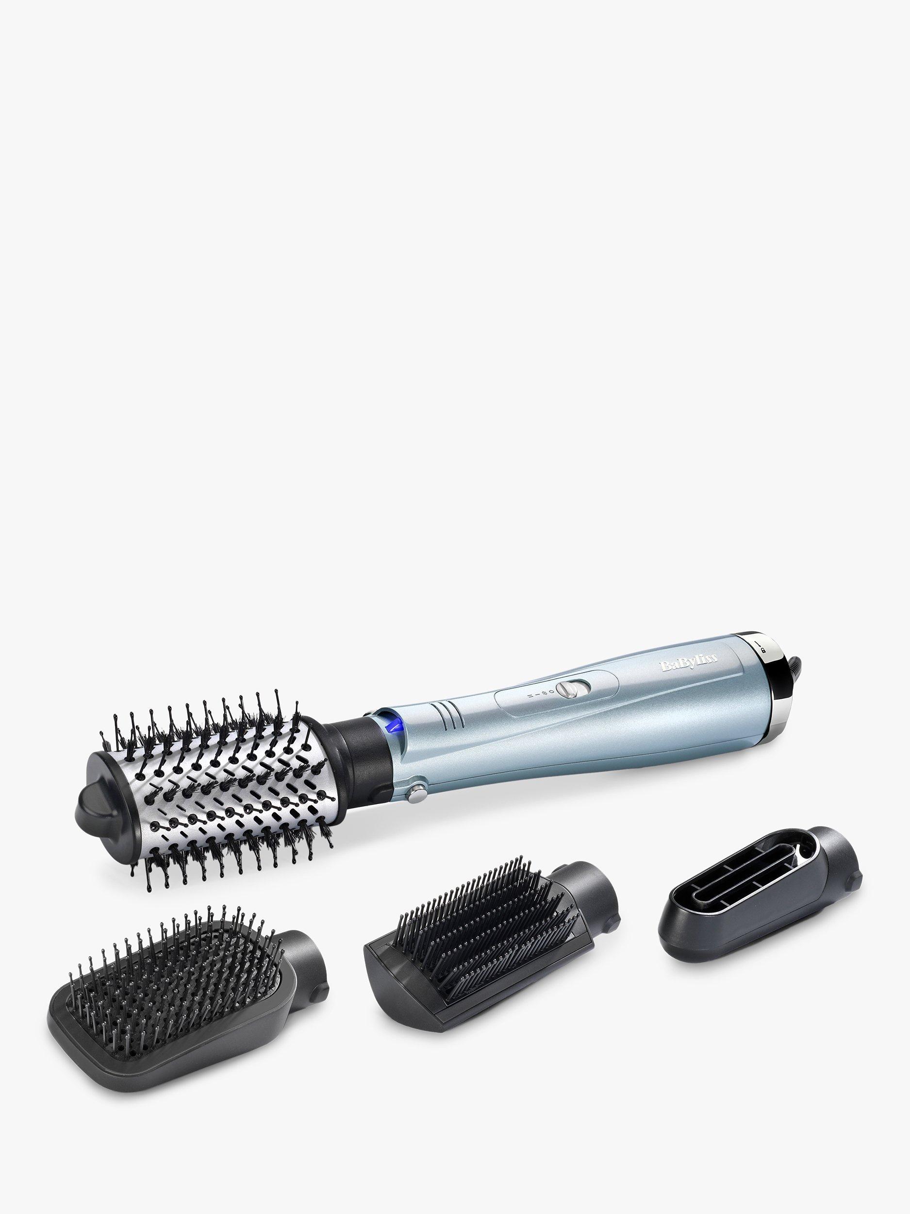 BaByliss Hydro Fusion Anti Frizz 4 in 1 Hair Dryer Brush Blue Black