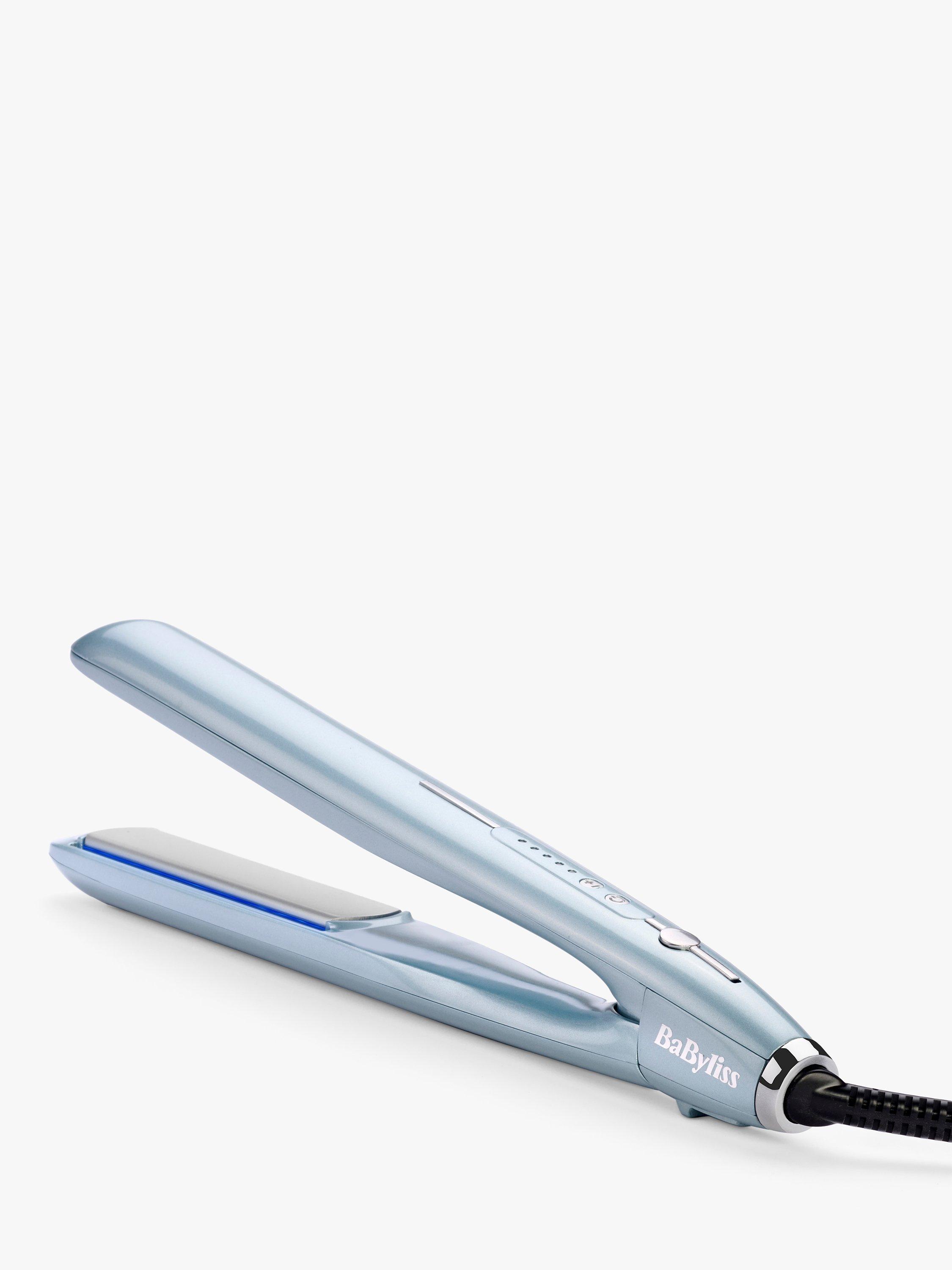 Product image 8 of 10, which shows BaByliss Hydro-Fusion Anti-Frizz Hair Straightener, Blue