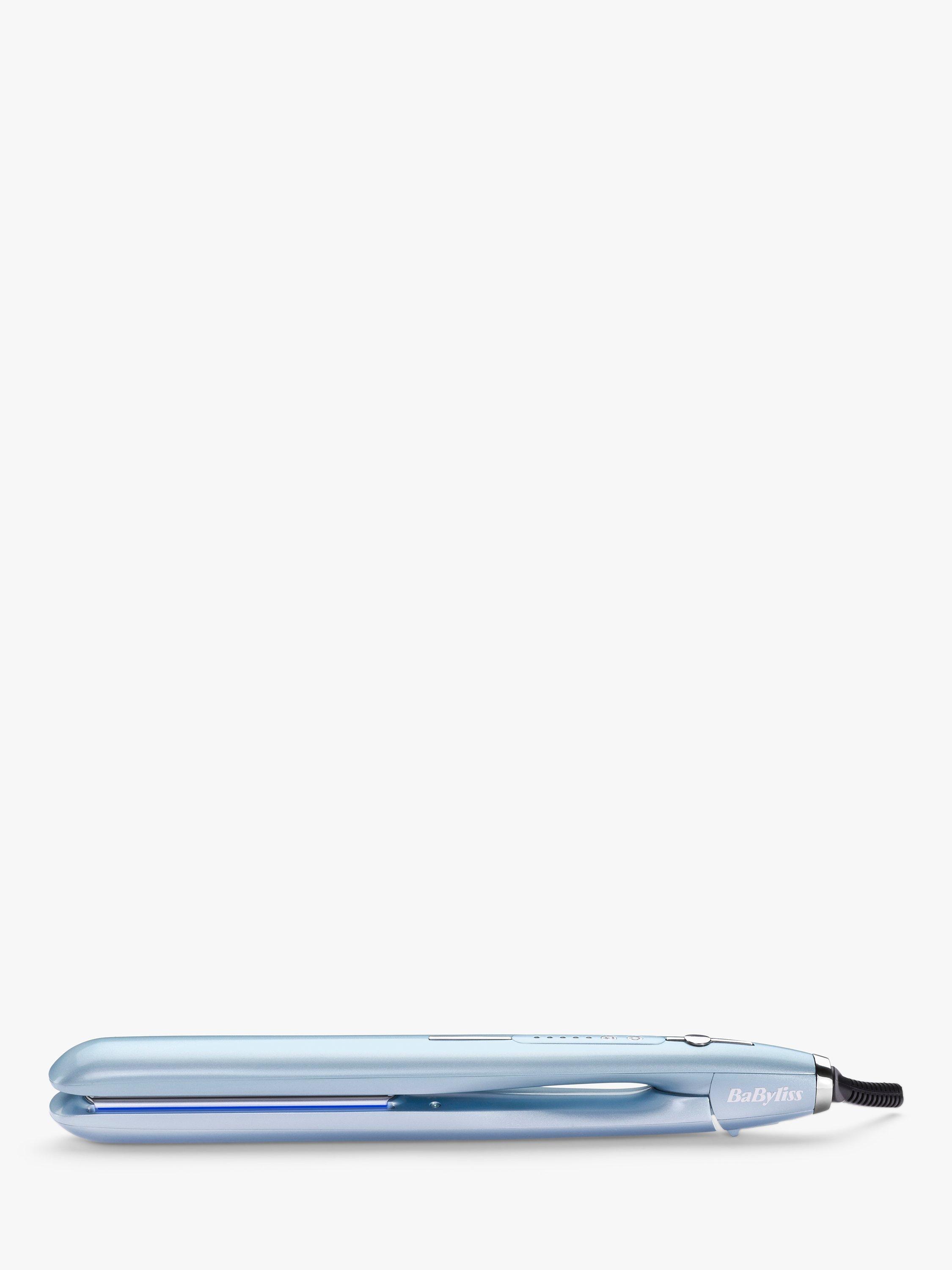 Product image 9 of 10, which shows BaByliss Hydro-Fusion Anti-Frizz Hair Straightener, Blue
