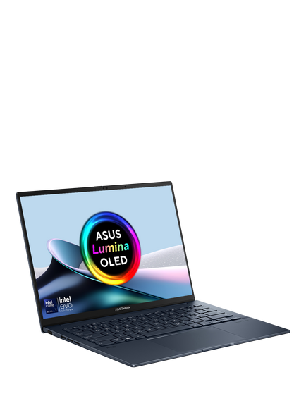 ASUS Zenbook 14 PC Laptop, Intel Core Ultra 7 Processor, 16GB RAM, 1TB SSD, 14” OLED Touch Screen, Blue - view 2, Blue
