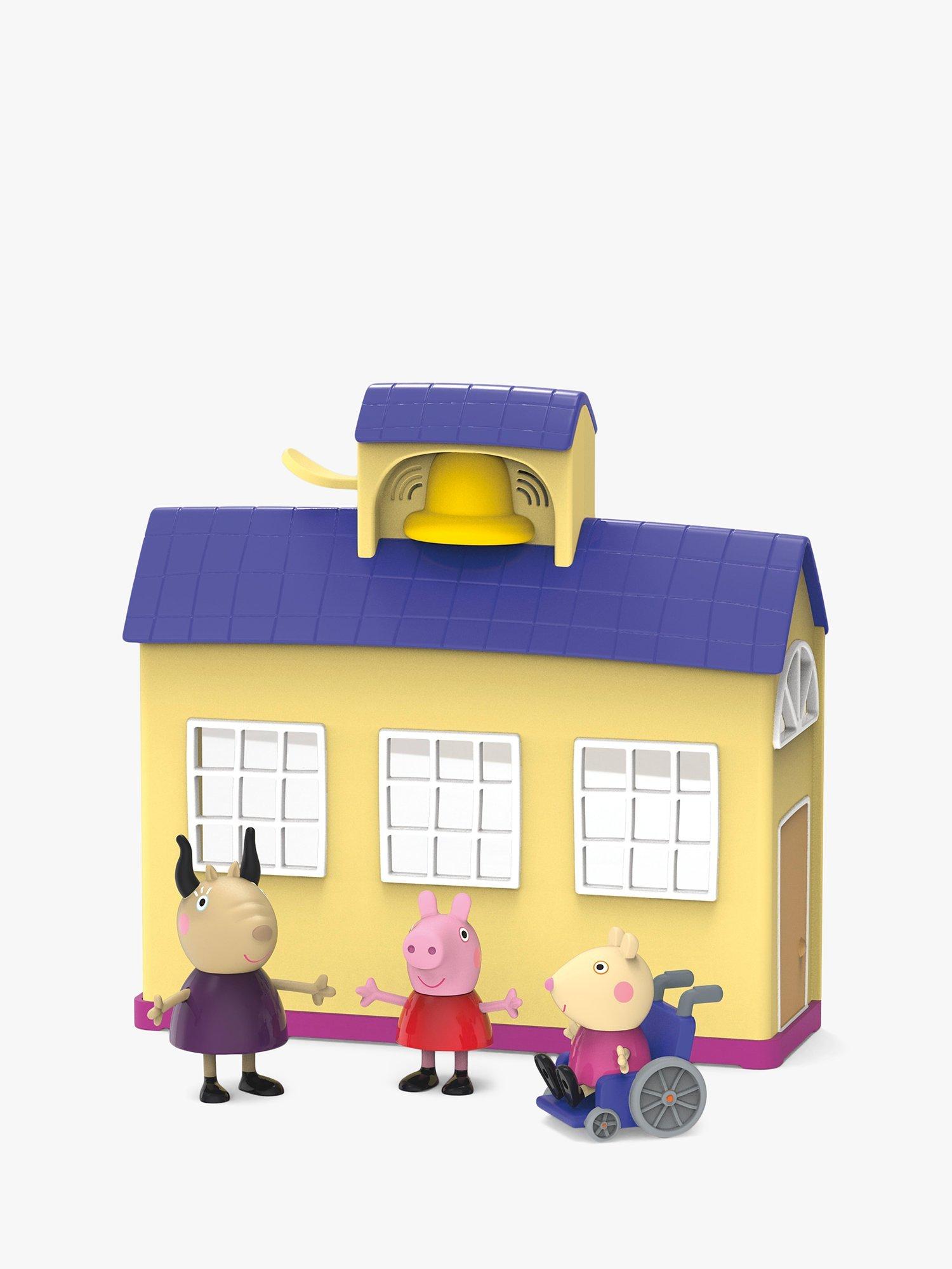 Peppa pig schoolhouse playset clearance