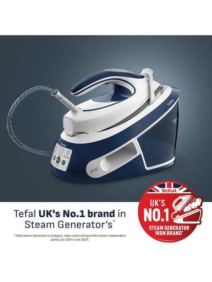 Tefal Express Airglide SV8022 Steam Generator Iron, White/Dress Blue - view 2, White/Dress Blue