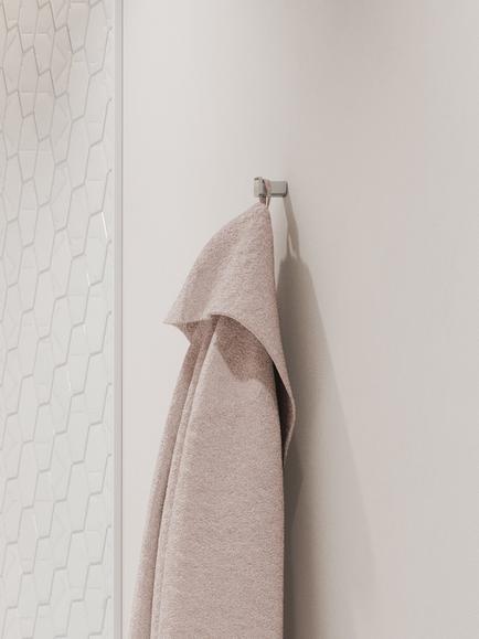 Hansgrohe AddStoris Wall-Mounted Towel Hook - view 2, Chrome